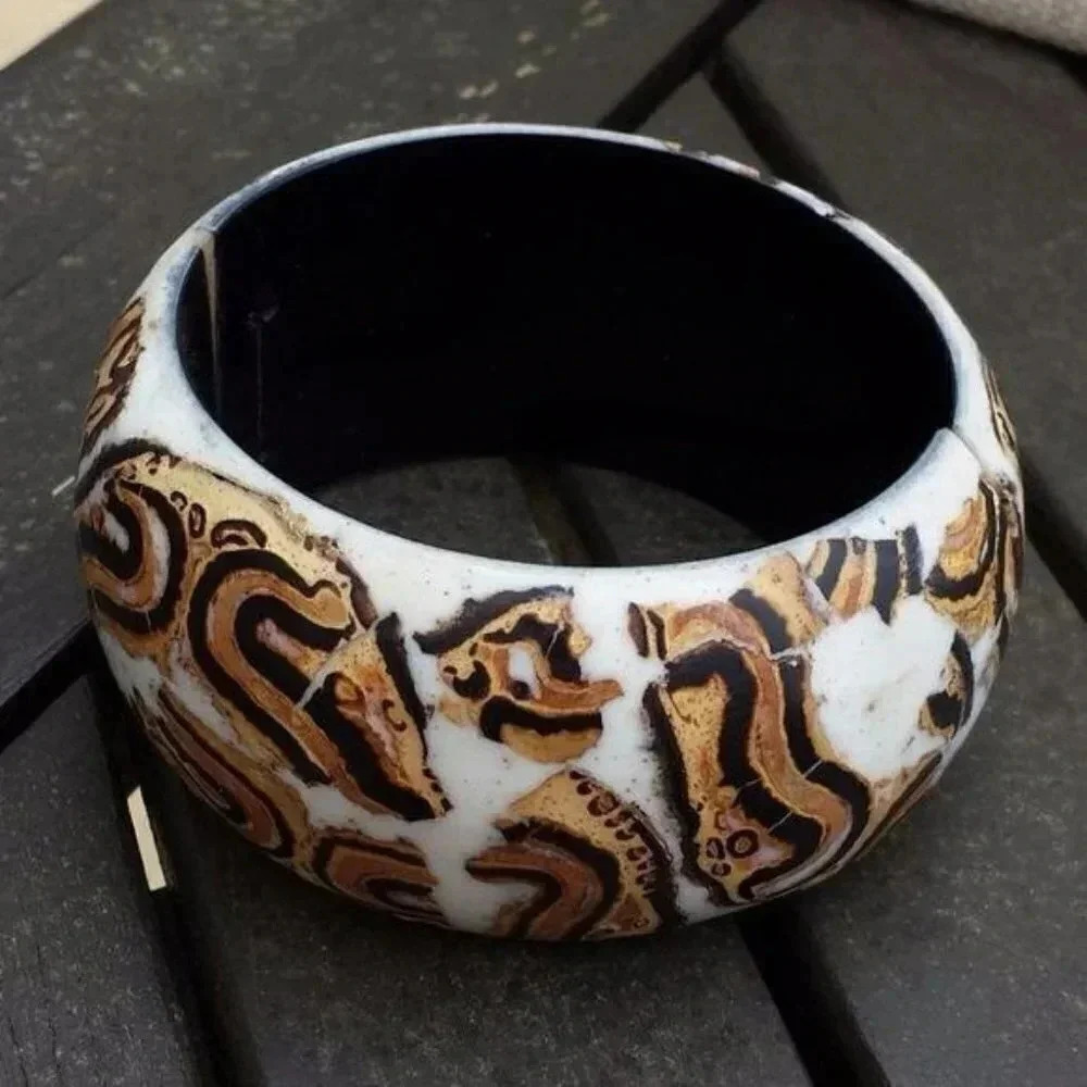 Luan Tree Wood Stretch Bangle Bracelet Philippines